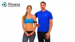 'Total Body Strength Barbell Workout - Dumbbell or Barbell Exercises for Strength'