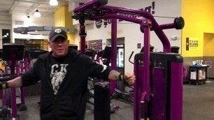 'Planet Fitness Chest Fly Machine - How to use the chest fly and rear delt exercise machine'