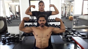 'Indian Male and Female Gym Workout Video'