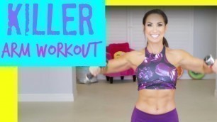 'Killer Arm Workout for Women | Natalie Jill'