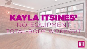 'Kayla Itsines\' No-Equipment Total-Body Workout'