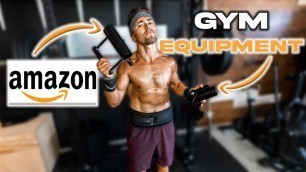 'Amazon Home Gym Equipment | Must Have Amazon Gym Products | Garage Gym Build'