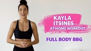 'Sweat With Kayla Itsines - Full Body Home Equipment Workout'