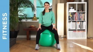 'Pezziball Workout für Anfänger  - Übungen für den Rücken - Fit mit Anna - HD'