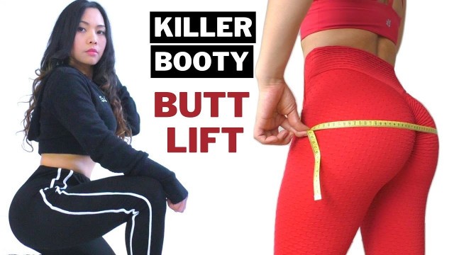 'Quarantine bubble butt challenge! Intense butt lift workout, tone up thighs and legs'