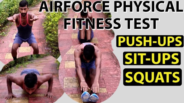 'Indian Airforce Physical Fitness Test (PFT) Live 2020 | Push-ups , Sit-ups , Squats , Running'