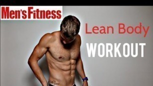 'Men\'s Fitness LEAN BODY WORKOUT ad'