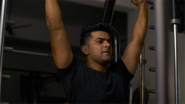 'Indian male bodybuilder doing workout exercise with the barbel... | Indian Stock Footage | Knot9'