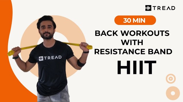 7 AM: 30 min Back Workouts with resistance band at home with Prakhar Rudra | Tread