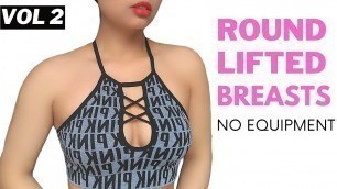 'Round lifted breasts in 3 weeks, intense workout to lift saggy bust! breast cancer awareness 2020'