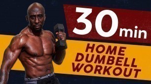 30 Minute Home Dumbbell Workout