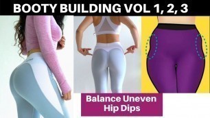 'How To Balance Uneven Hip Dips + Butt Lift Workout Program Vol 1, 2, 3'