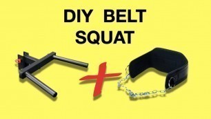 'DIY Belt Squat Machine (Home Gym Hacks)'