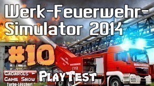 'Werk Feuerwehr Simulator 2014 #10 Fitness wird ja generell überbewertet Let´s Play deutsch HD'