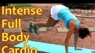 '10 Minute Full Body Workout | Intense Cardio to Burn Fat, Fitness Training Dena Maddie'