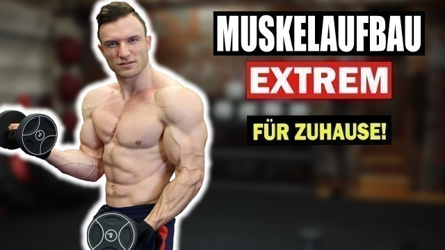 'Oberkörper Workout für Zuhause mit Kurzhanteln | 20 Minuten'