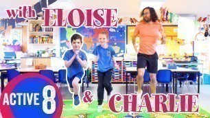 Active 8 Minute Workout Featuring Eloise and Charlie | The Body Coach TV