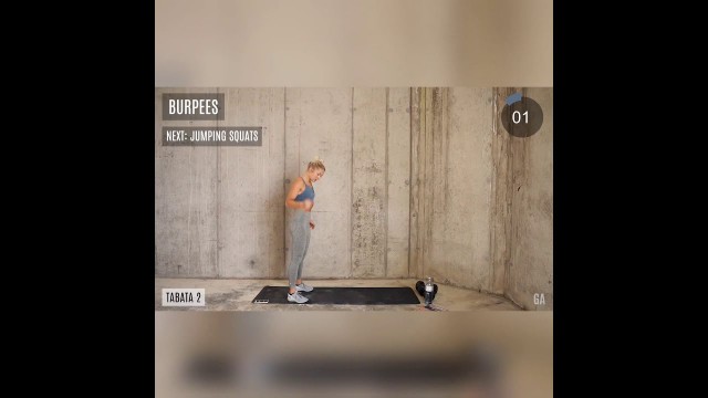 '12 Minute Full Body TABATA - Crossfit Home Workout of the Day - INTENSE - No Equipment