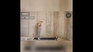 '12 Minute Full Body TABATA - Crossfit Home Workout of the Day - INTENSE - No Equipment