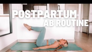 WORKOUT: 10 Minute Postpartum Core and Ab Routine | Diastasis Recti