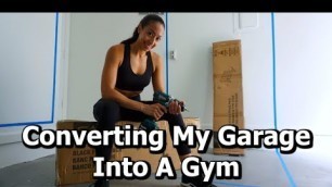 'Garage Gym Equipment | Converting My Garage Into A Gym | Garage Gym Before | Garage Gym After'
