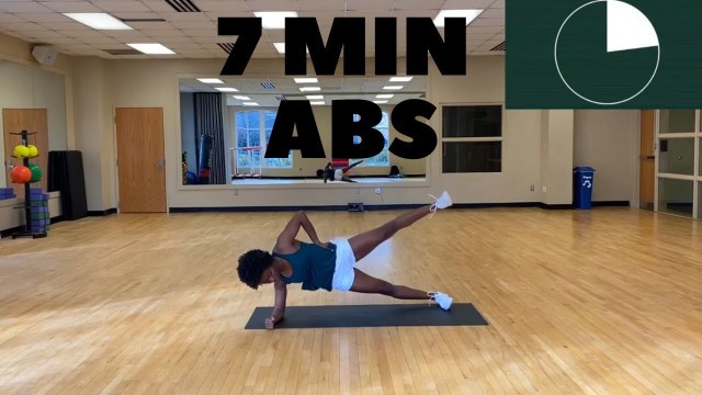 'Intense Ab Workout 7 Minutes Follow Along // Abs Workout 7 Minute Home Workout Fitness'