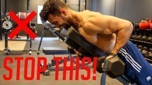'How to PROPERLY Incline Dumbbell Row | Prone Row Tutorial For A Huge Back'