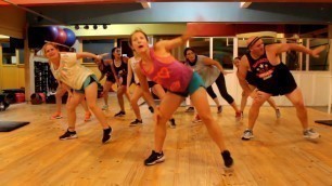 'Leña para el carbón - Cumbia Baila en casa con Euge - Fitness dance'
