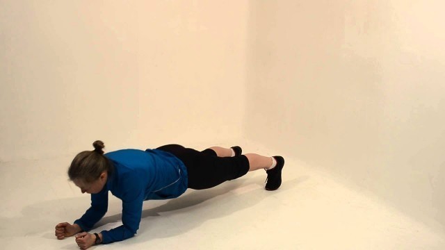 '100 Day Fitness Challenge Plank to PressUp demo'