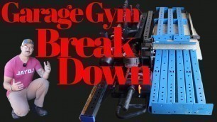 'Breaking Down my Garage Gym | How Effective is a Lifting Platform? | Strongman Gym Moving'