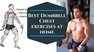 'Best Dumbbell Chest Exercises at Home | Chest Workout at Home'