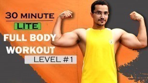 30 minute Lite Full Body Workout For Beginners & Heavyweight  #lowimpactcardioworkout #nikhil