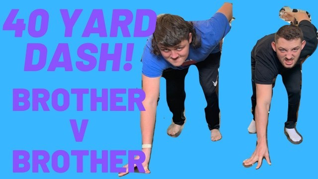 'NFL 40 Yard Dash Potential?! Walden Bros 100 Day Fitness Challenge Day 16'