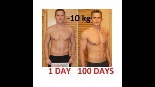 'My 100 Days Body Transformation -  freeletics, calisthenics, fitness, running, gym'