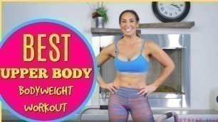 'Best Upper Body Bodyweight Workout using LEBERT Equalizer Bars| Natalie Jill'
