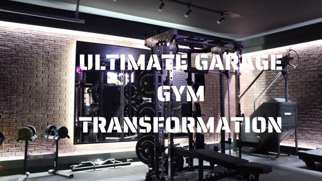 'ULTIMATE DIY GARAGE GYM TRANSFORMATION'