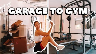 'TRANSFORMING GARAGE INTO A HOME GYM: How To Build A Budget Home Gym'