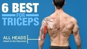 '6 BEST Triceps Exercises (ANATOMY BASED)'