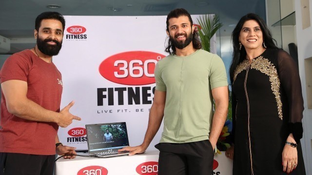 'Vijay Deverakonda Launches 360 Degrees Fitness Website and Ultimate Weight Loss Challenge | 4K Video'