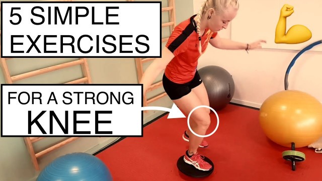 'BADMINTON FITNESS #17 -  5 SIMPLE EXERCISES FOR A STRONG KNEE'