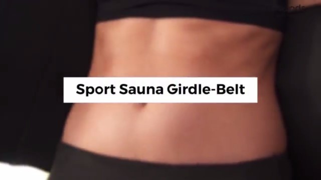 'InnovaGoods Sport Fitness Sauna Girdle Belt'