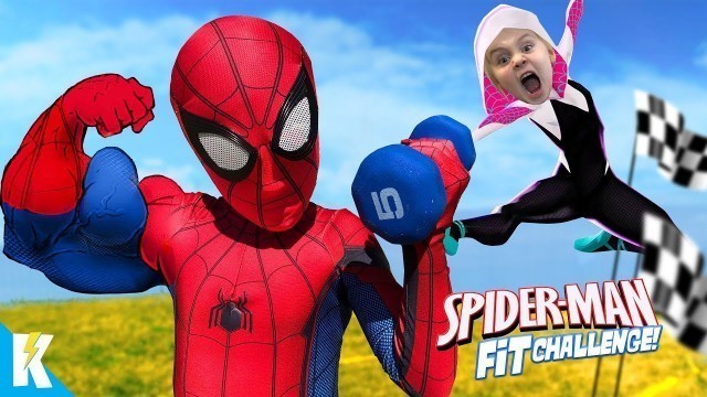 'Spider-Man Fitness Challenge! Superhero Gear Test & Obstacle Course | KIDCITY'