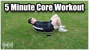 '5 Minute Core Workout | Strength & Conditioning Training for Football/Soccer Players'