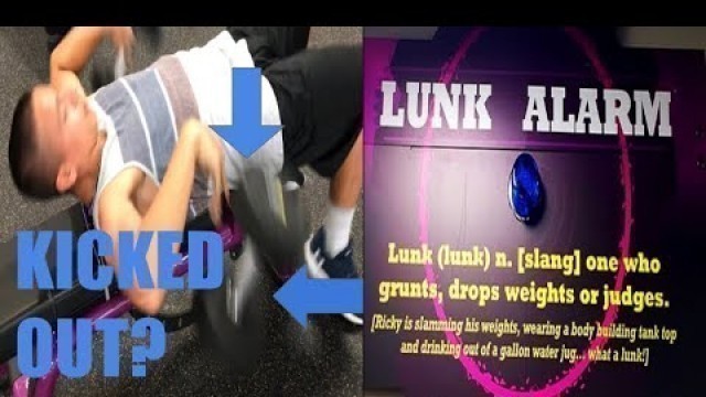 'Trying to set off the lunk alarm at Planet Fitness'