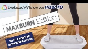 'OSTV | Discover Health Benefits of the MAXBURN Pro II Fitness Plate - Incl. Exercise Demonstration'