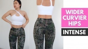 'Get Curvier Hips Workout, INTENSE Hip dips exercises at home no equipment'