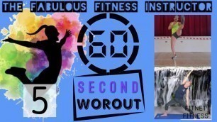 '60 Second double Jab Workouts  // The Fabulous Fitness Instructor // Short Workout'