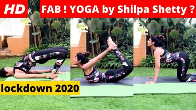 'SHILPA SHETTY HOT Yoga sessions lockdown 2020 fabulous fitness freak| india fights covid-19|'