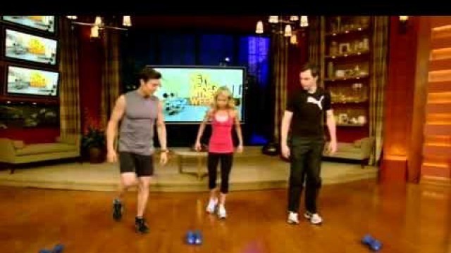 'Jim Parsons on \"Live with Kelly - Fitness week: P90X'