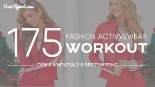 'Dropshipping | Yoga Red Color Blocked Patchwork Zip Fitness Jacket | OMI APPAREL'